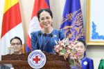 ការបន្តបរិច្ចាគថវិកា ធនធាននិងសម្ភារៈផ្សេងៗដល់កាកបាទក្រហមកម្ពុជាសម្រាប់បំពេញបេសកកម្មមនុស្សធម៌ គឺជាការបង្ហាញពីទឹកចិត្តសប្បុរសនិងសាមគ្គីពលរដ្ឋខ្មែរ ដោយមិនបោះបង់ជនរងគ្រោះ គ្រួសារកងទ័ពពលី គ្រួសារយុទ្ធជនរងរបួលពិការ និងជនភៀសសឹកណាម្នាក់ចោលឡើយ